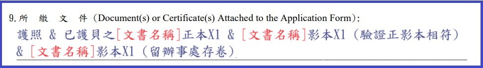 正影本相符
