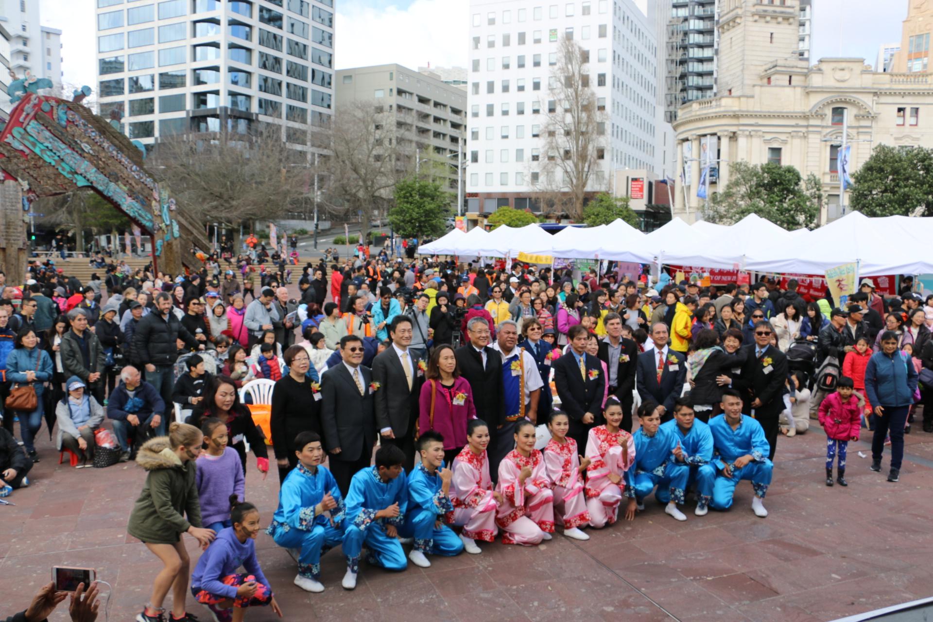 Guests and visiting performers from the 2017 Goodwill Missions to Auckland