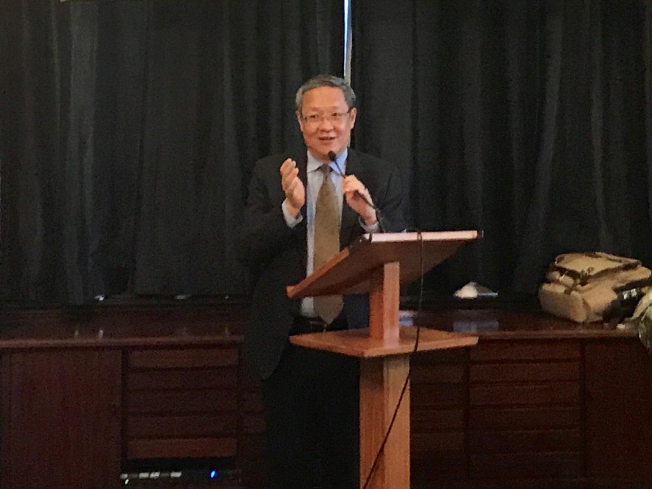 Representative Dale Jieh welcomes Taiwanese delegates at the Social Enterprise World Forum 2017