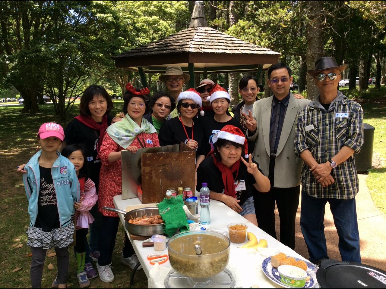紐西蘭台灣婦女會「一樹山烤肉歡慶聖誕節」活動