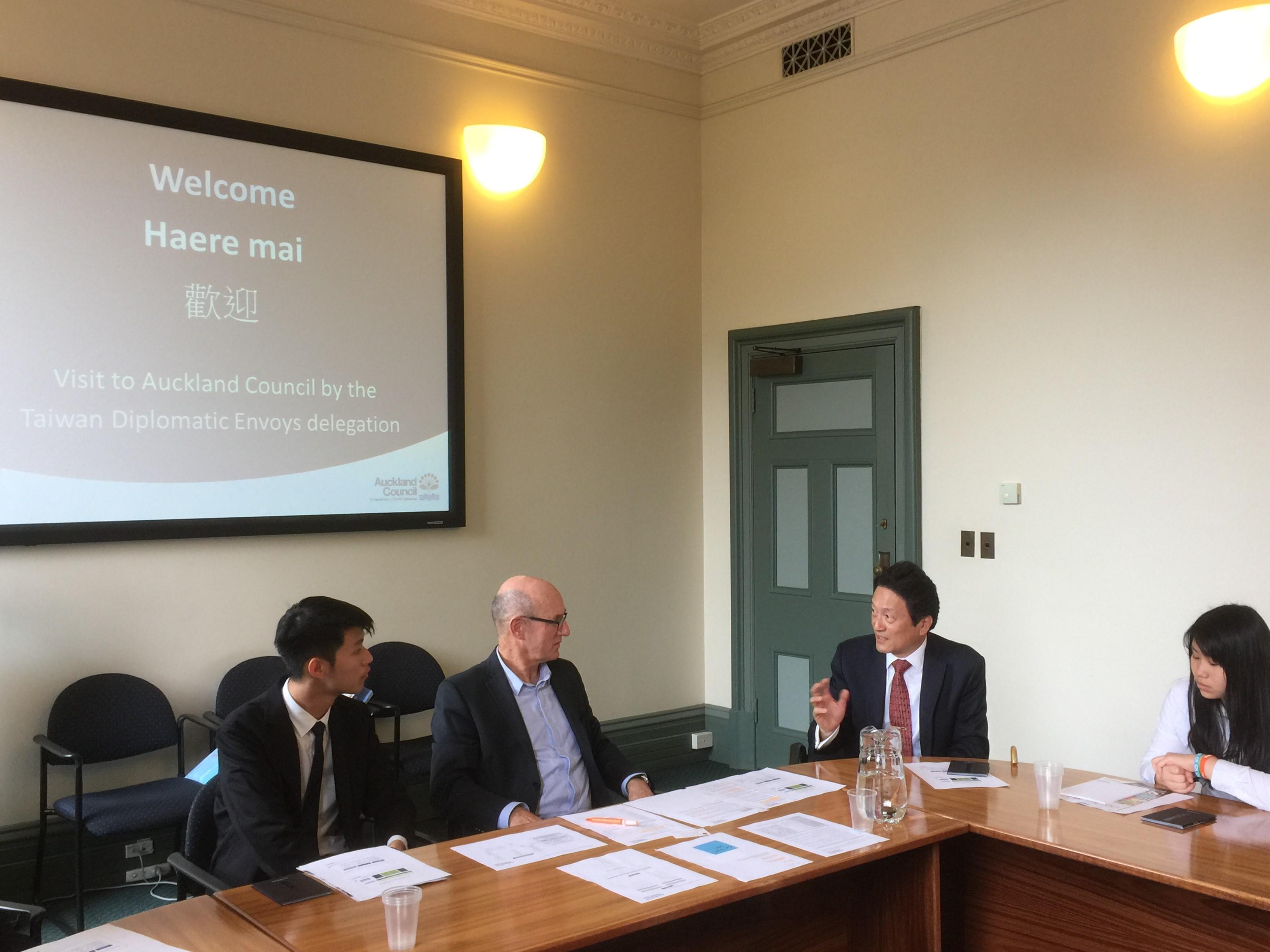 第15屆「外交小尖兵」出訪，首途紐西蘭拜會奧克蘭市政府