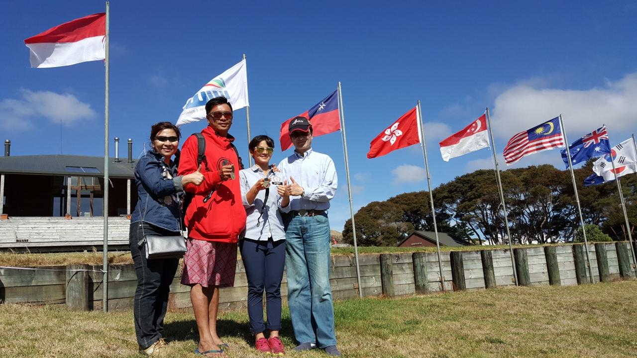 我國來紐西蘭參加「2017亞太暨大洋洲滑水錦標賽」代表隊