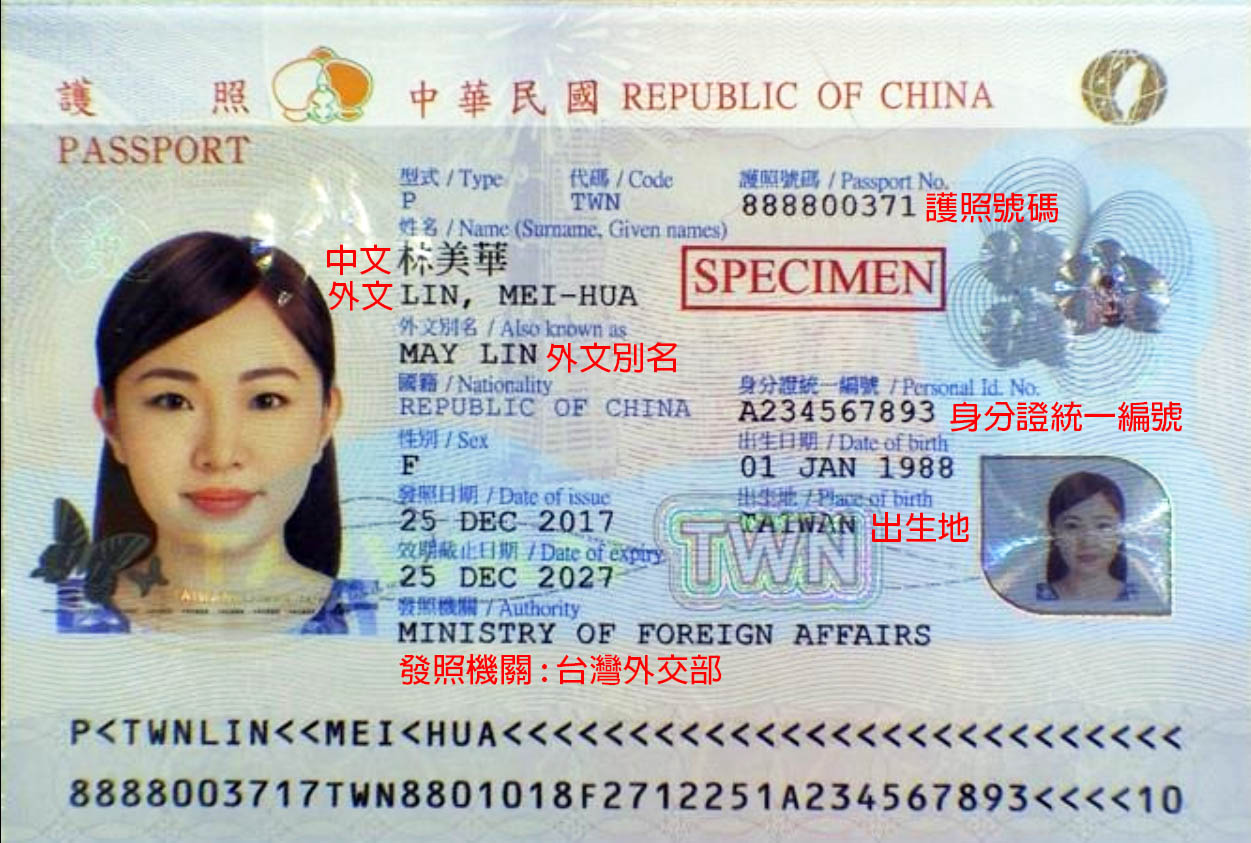 TW passport