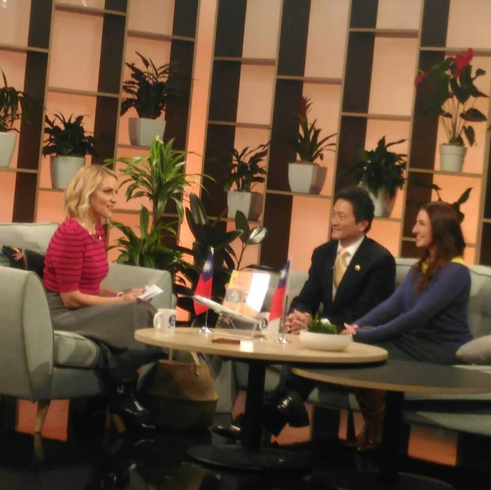 TV3- "The Cafe" -Talking about the beauty of Taiwan with Dr Chung-Hsing Chou and Debbie Griffiths