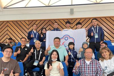 Taiwan athletes participated in the 5th Fazza Dubai Para-Badminton International 2023
