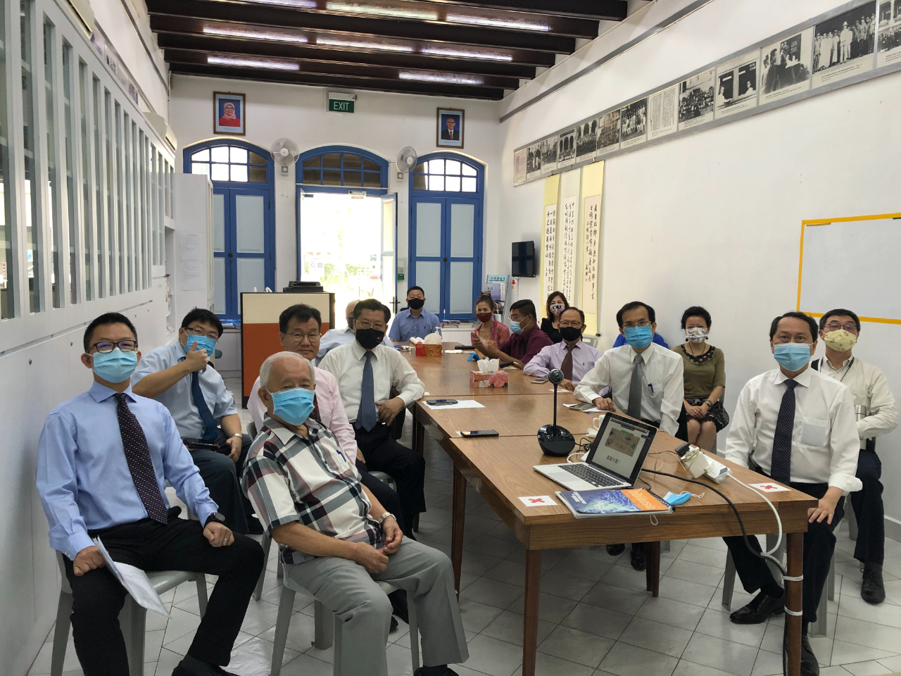 同德書報社以虛實整合方式舉行「孫中山先生逝世97週年紀念講座」。(111/03/12)