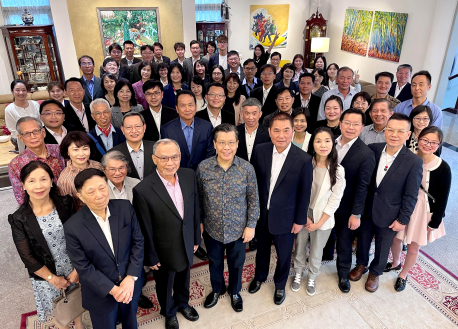 梁國新代表設宴款待苗栗縣訪團