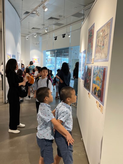 愛與和諧-世界兒童畫展開幕現場情形 (112/10/20)