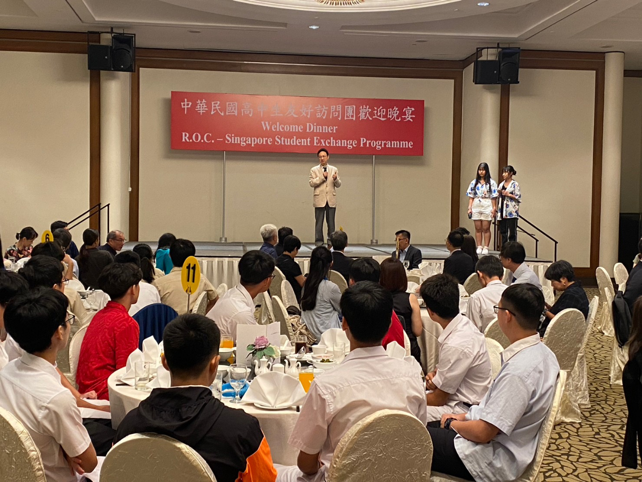 Representative Dr. TUNG, CHEN-YUAN gives remarks for the Welcome Dinner (2023/07/16)