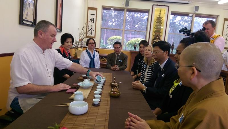 貴賓至茶席體驗禪靜的品茗