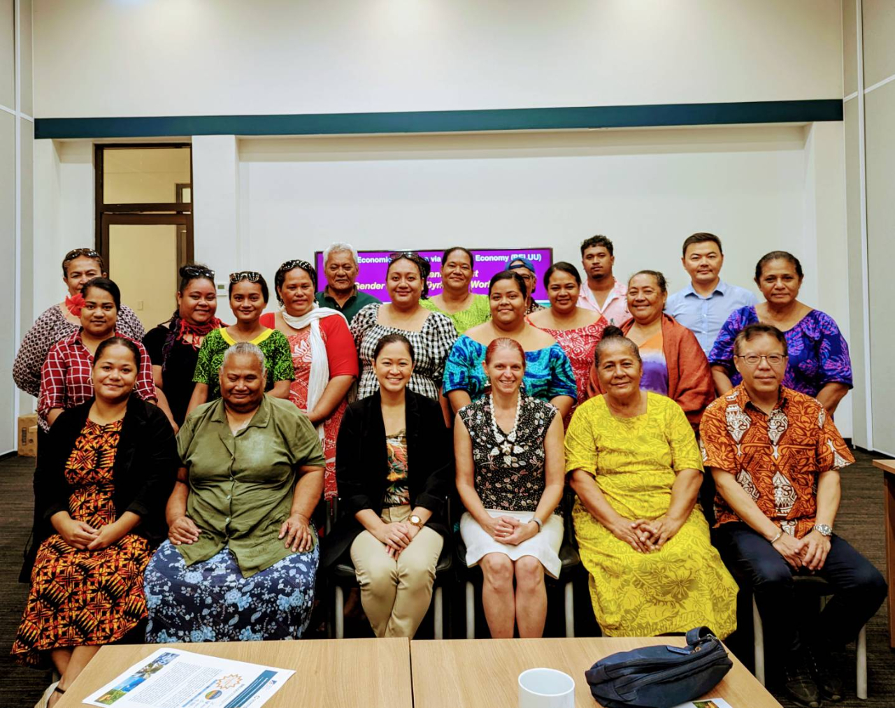 On May 9, 2023, Ambassador Andrew Lin is pleased to attend the Project Management, Gender &amp; Power Dynamics Workshop under the Building Economic incLUsion via the BlUe Economy (BELUU) program, led by Grameen Foundation.
BELUU is co-funded by the United States and Taiwan and is expected to reach more than 56,000 women and youth entrepreneurs and community members. It aims at deepening the market participation of women entrepreneurs in the island nations of Palau, Nauru, Tuvalu, and the Marshall Islands.