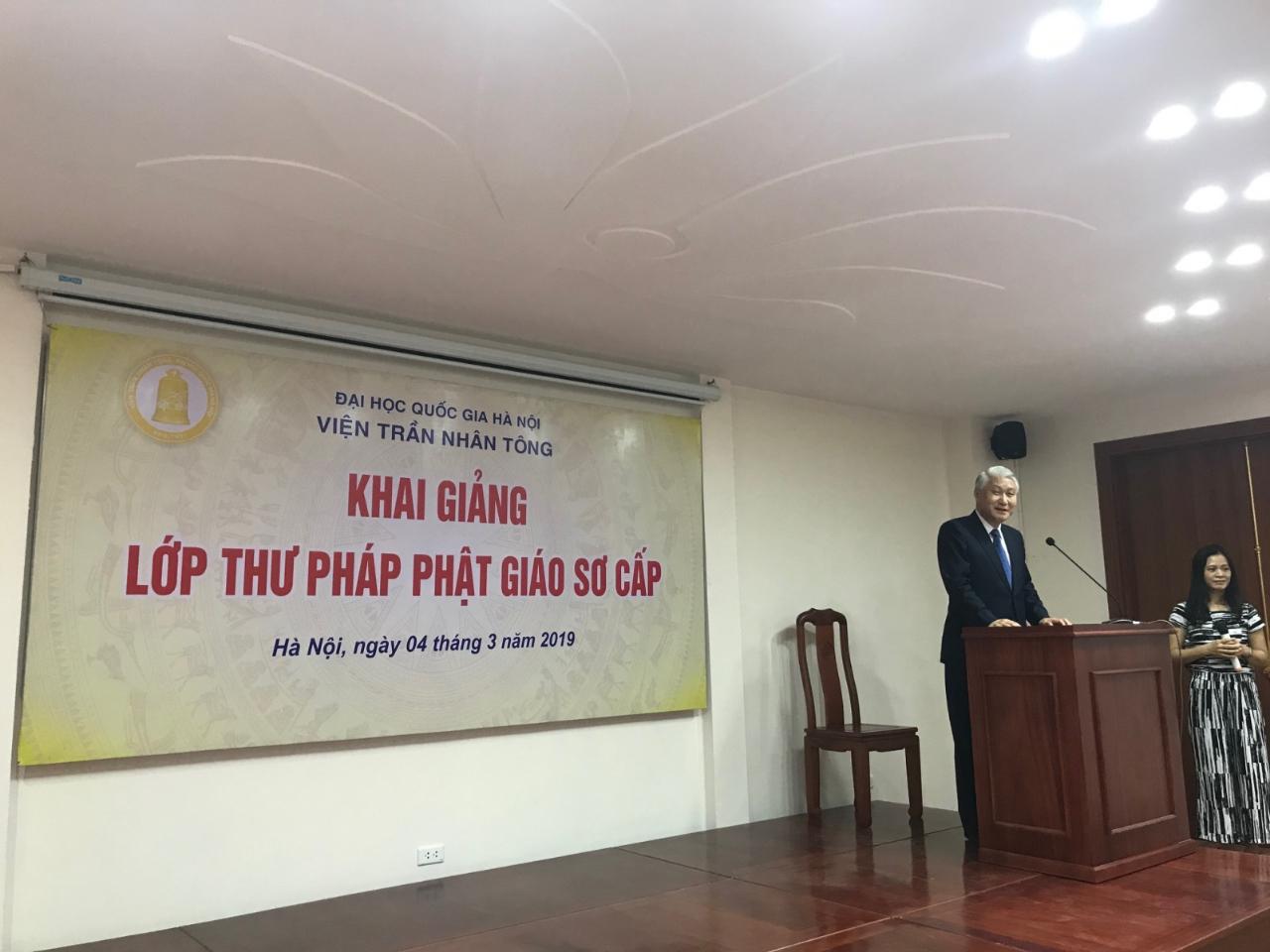 Ambassador Shih addresses in the ceremony