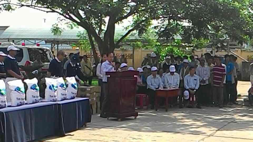 本處派員參加慈濟公德會越南聯絡處與越南檳椥省友誼協會所辦之乾旱賑災活動